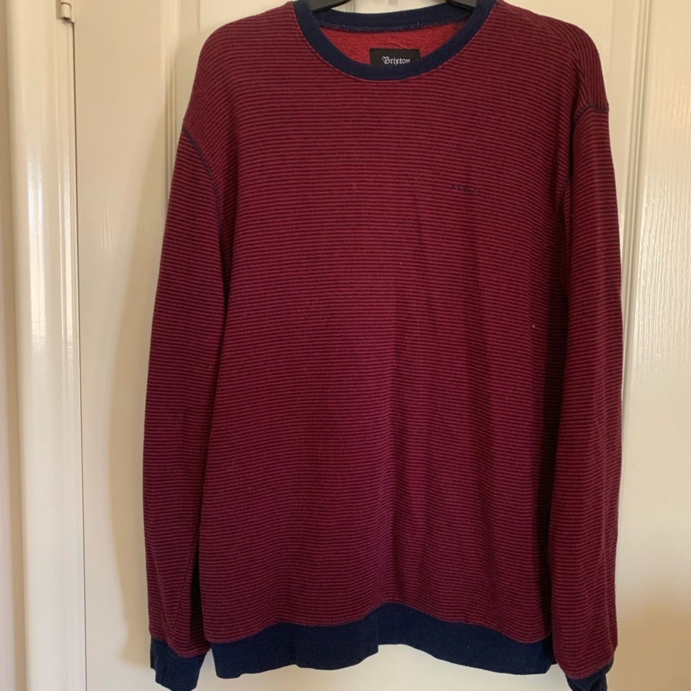 Red striped sweater